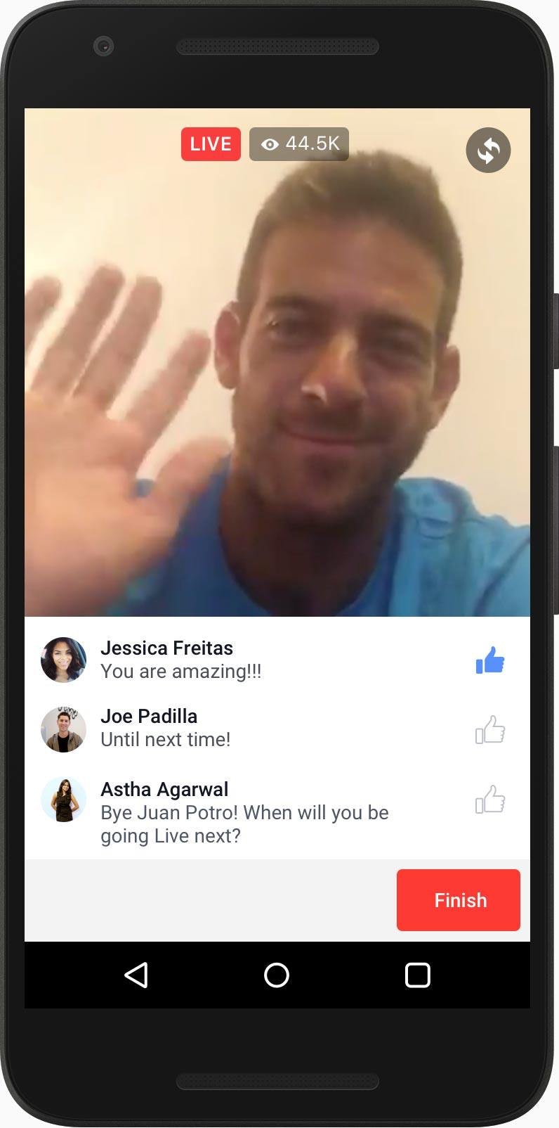 Facebook直播视频