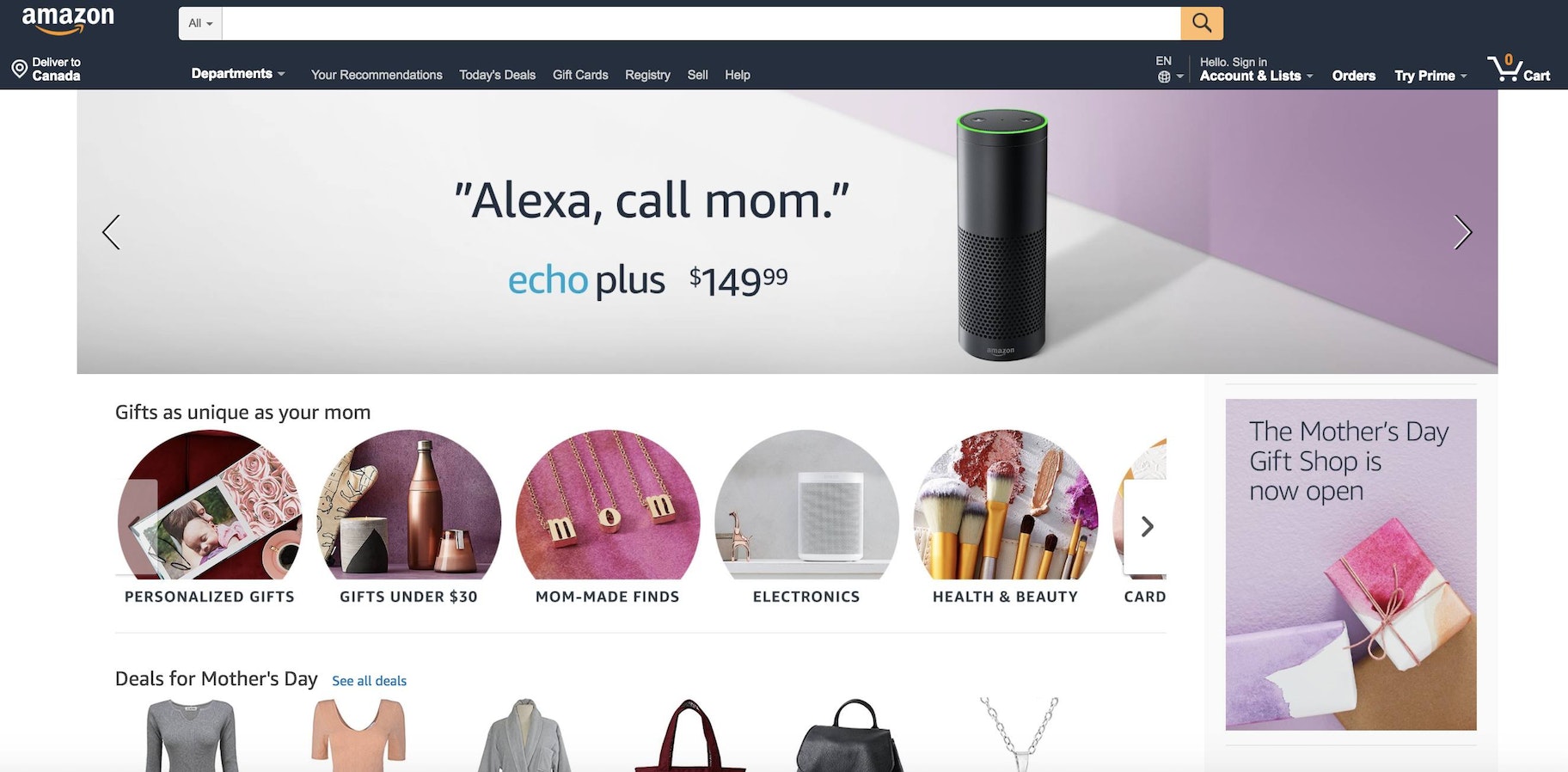 Amazon Mother's Day