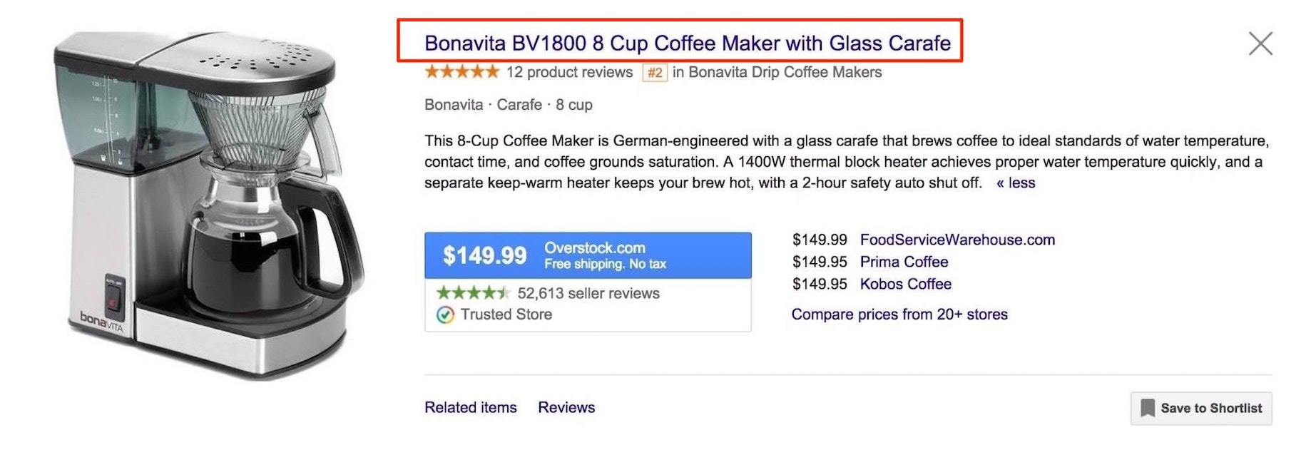 谷歌购物广告标题