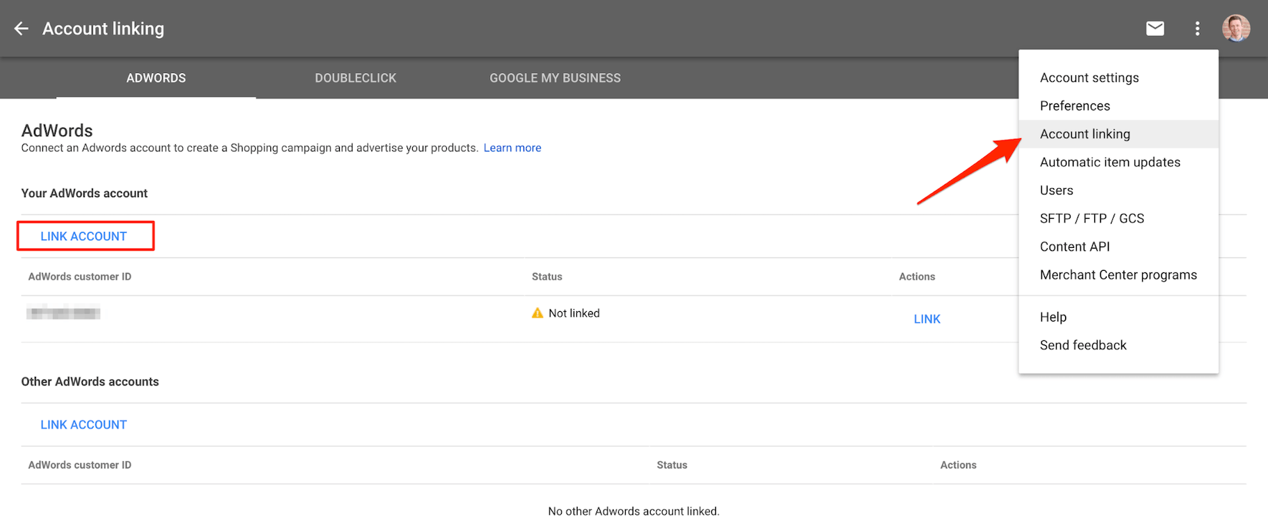商户中心帐号连接
