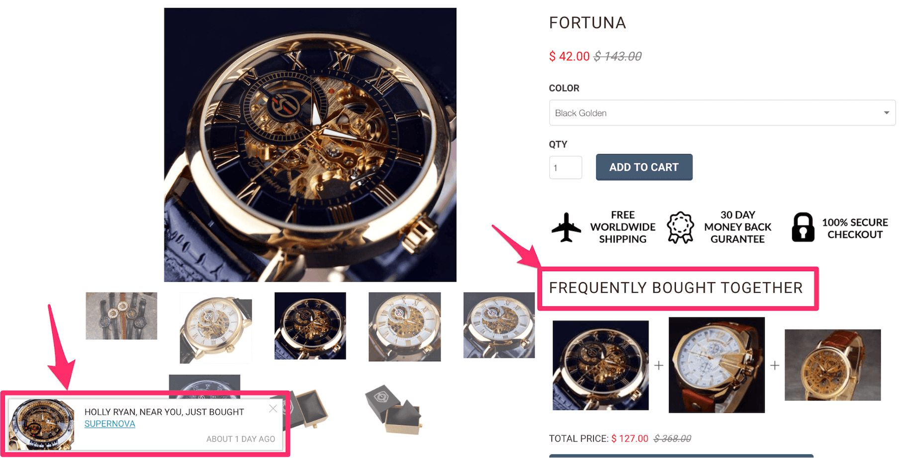 Watch Outfitters Social Proof