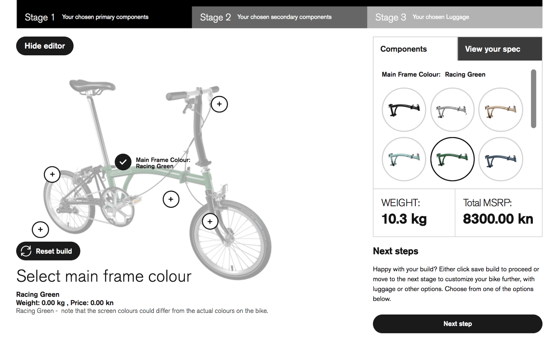 Brompton Build a Bike