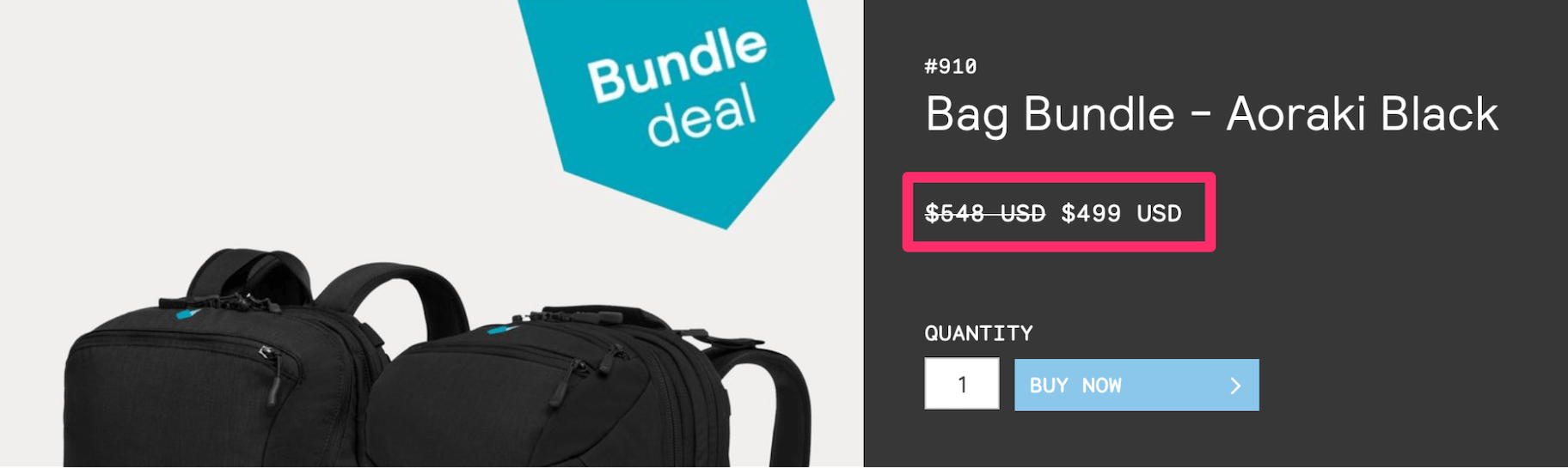 Minaal Price Anchoring