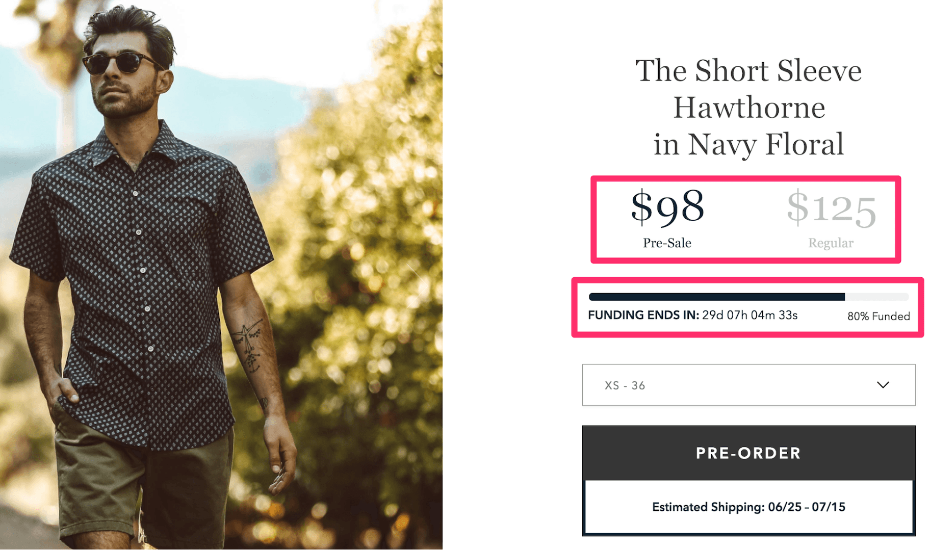 Taylor Stitch Limited Pricing