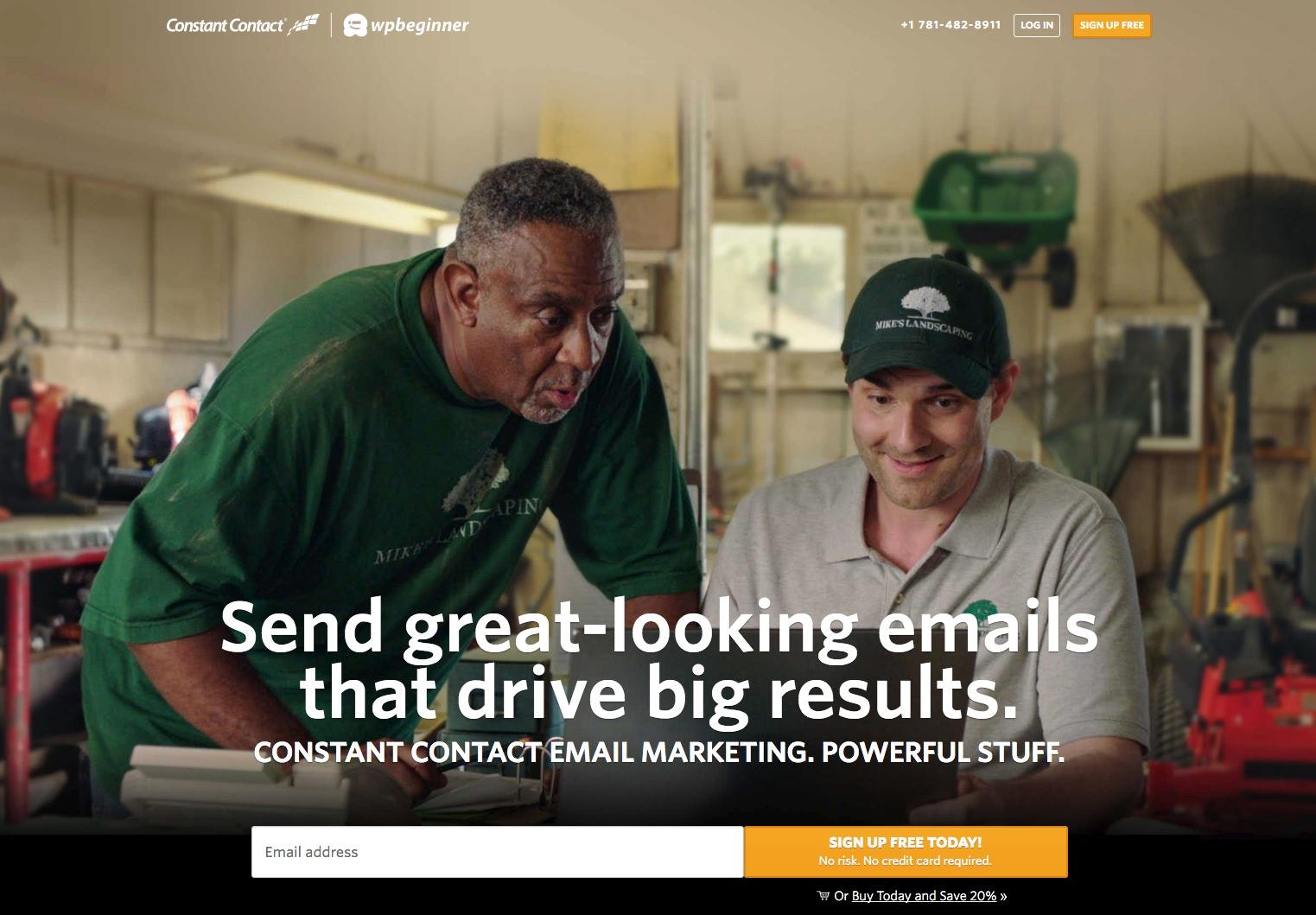 Top email marketing platforms: Constant Contact