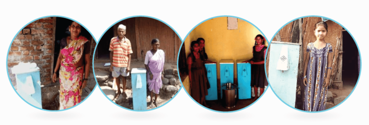 慈善接受者的BioLite照片