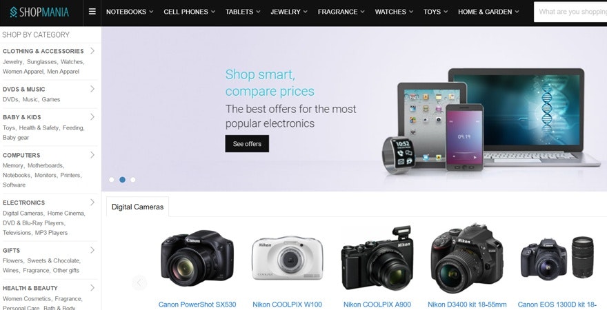 Shopmania -价格比较应用程序