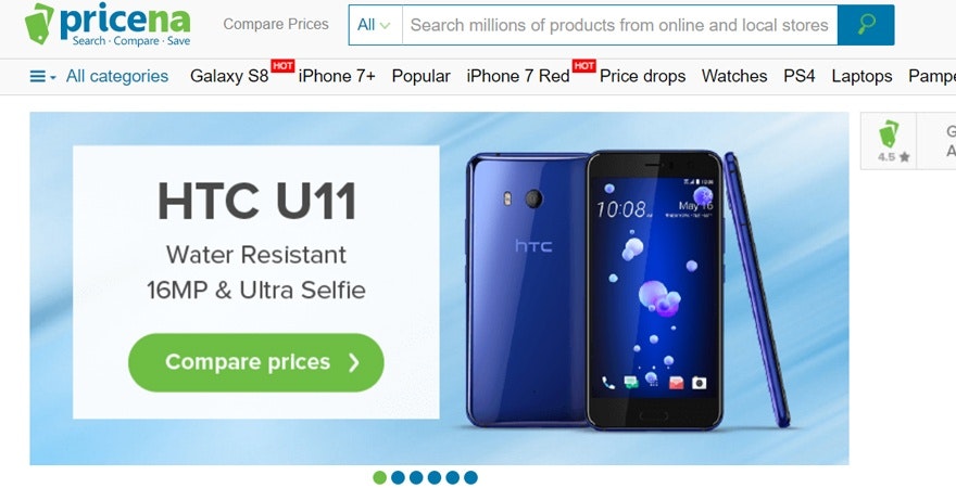 Pricena -价格比较
