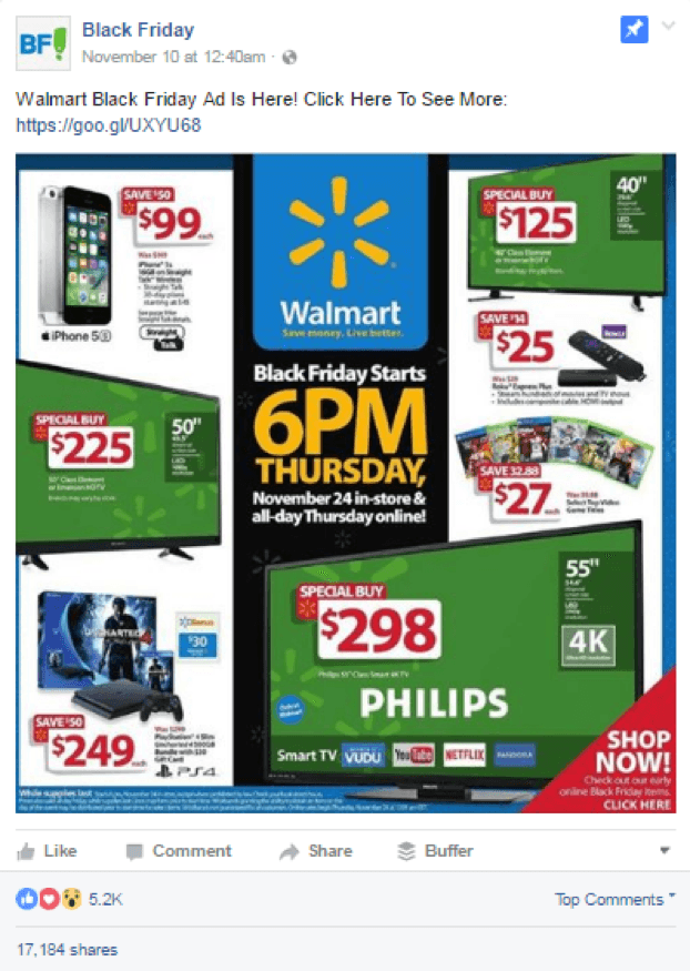 黑色星期五Facebook营销理念
