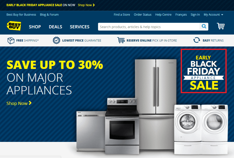 百思买提前黑色星期五优惠