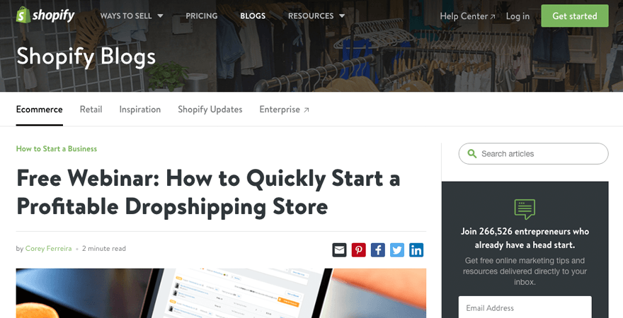free-webinar-shopify