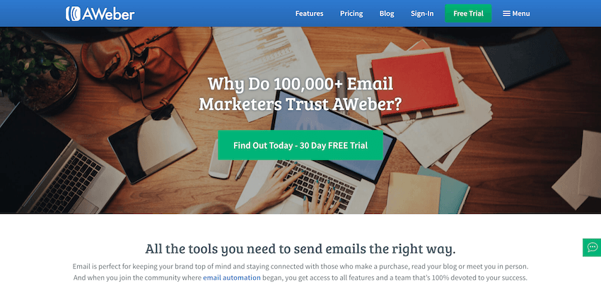 Email Marketing Platforms: Aweber
