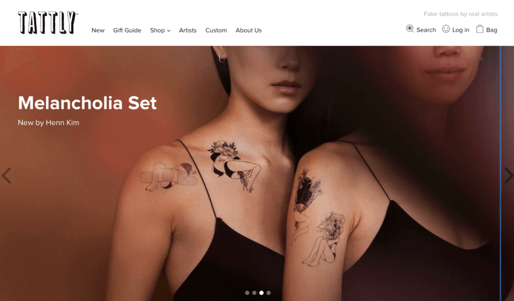 Tattly Shopify商店