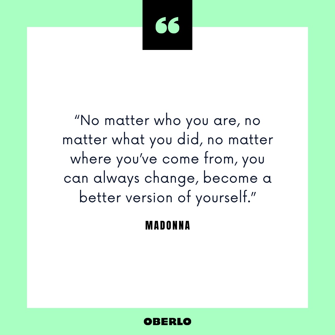 如何让你的生活变得更好:引用麦当娜的话