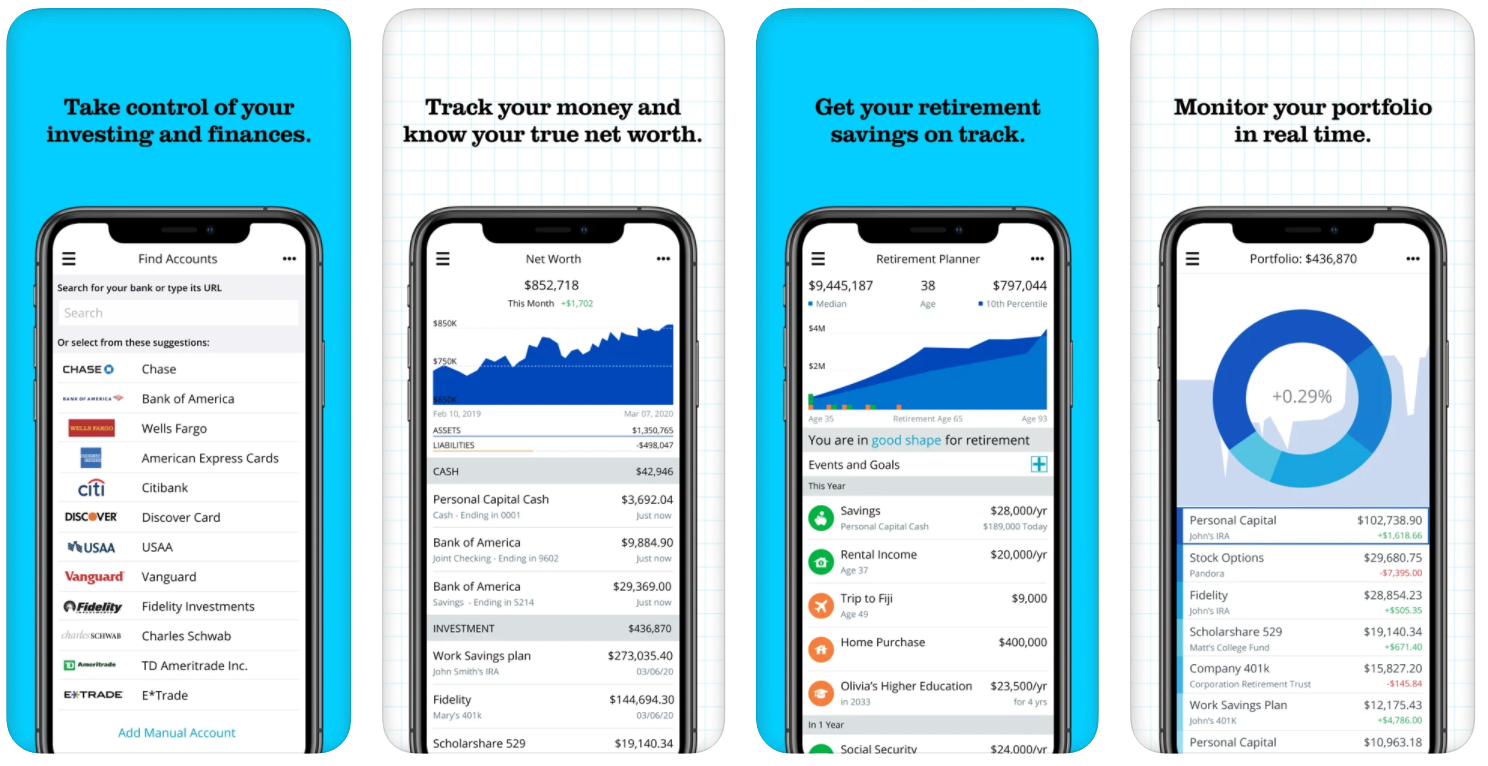 最好的预算应用程序之一的个人资本