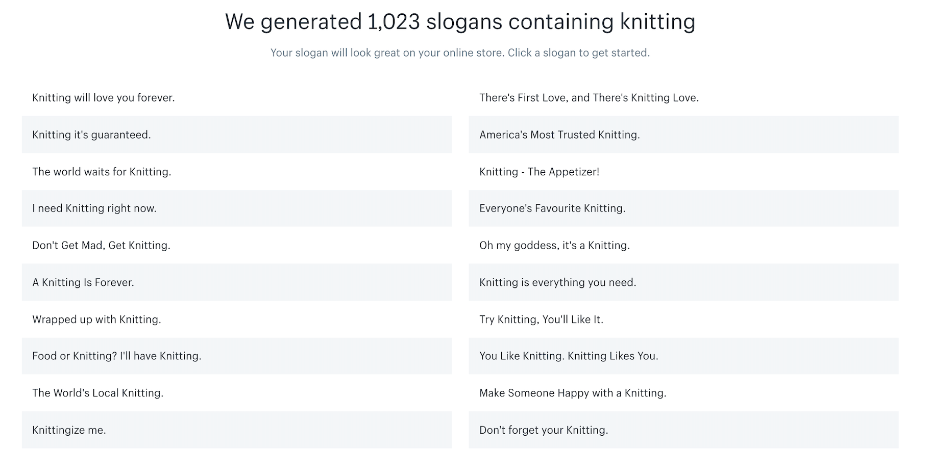 Shopify广告语制作者