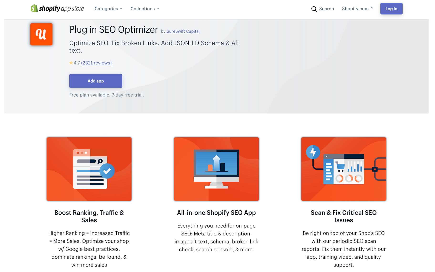 免费的seo应用程序shopify