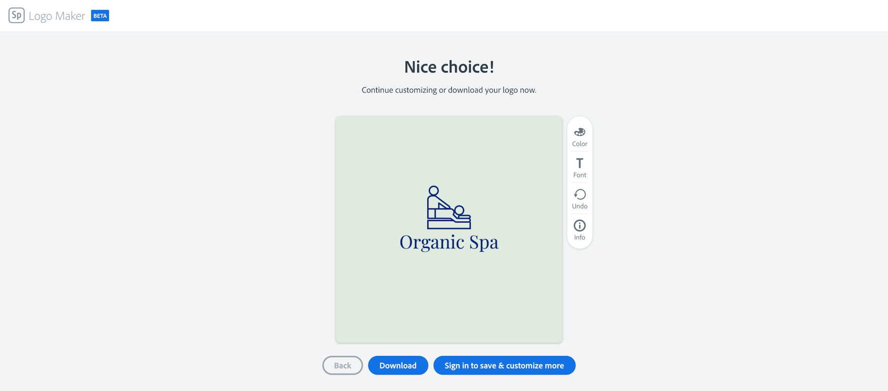 Adobe火花免费标志制造商
