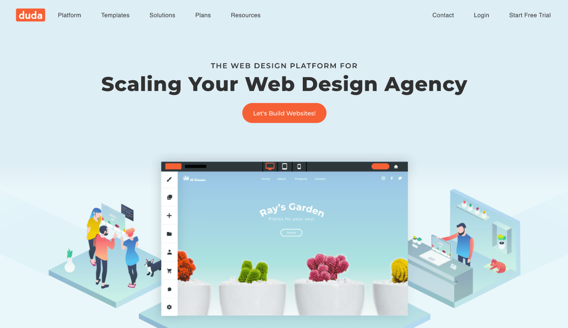 Squarespace替代方案:Duda