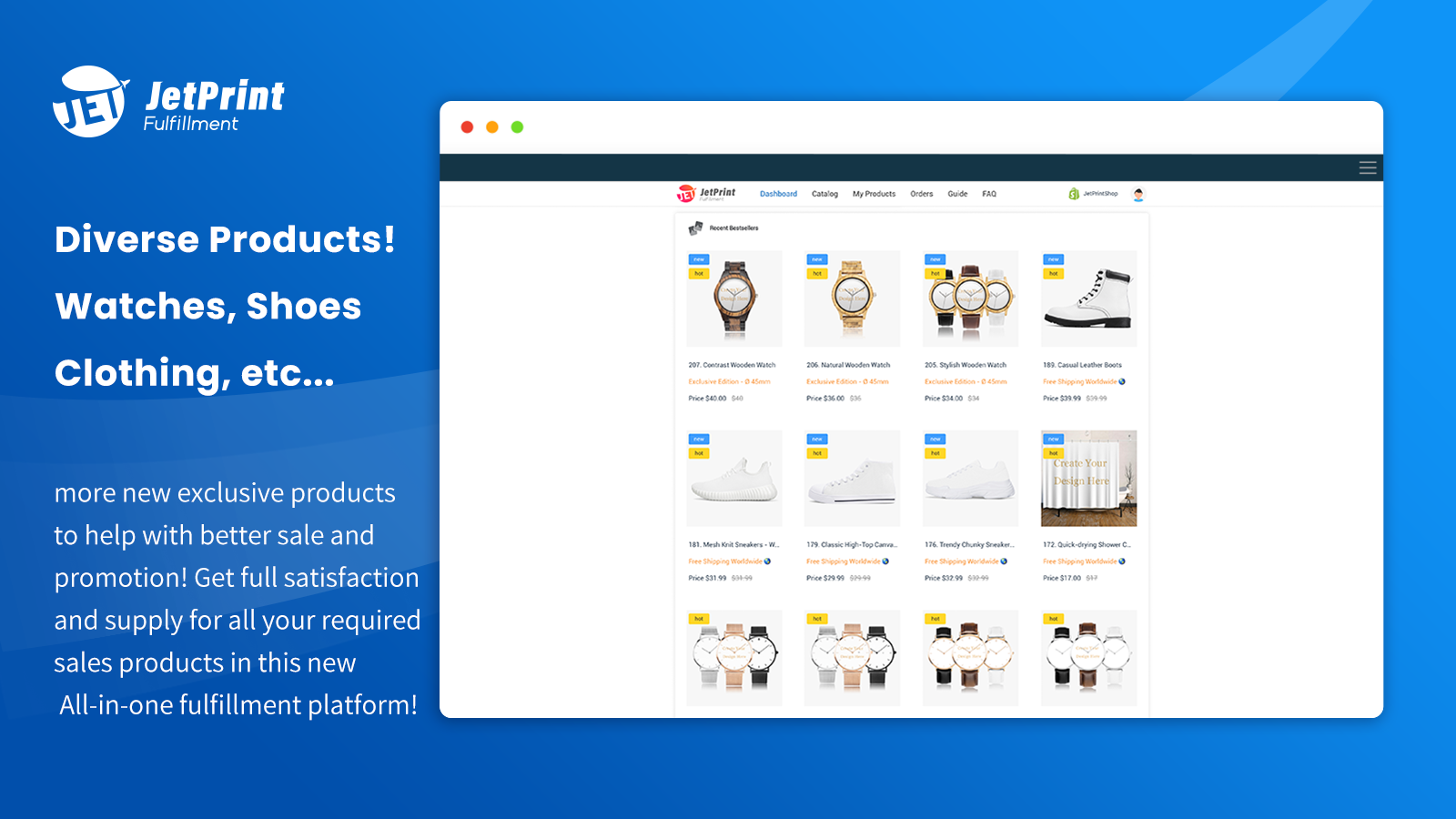 按需打印Dropshipping: Jetprint