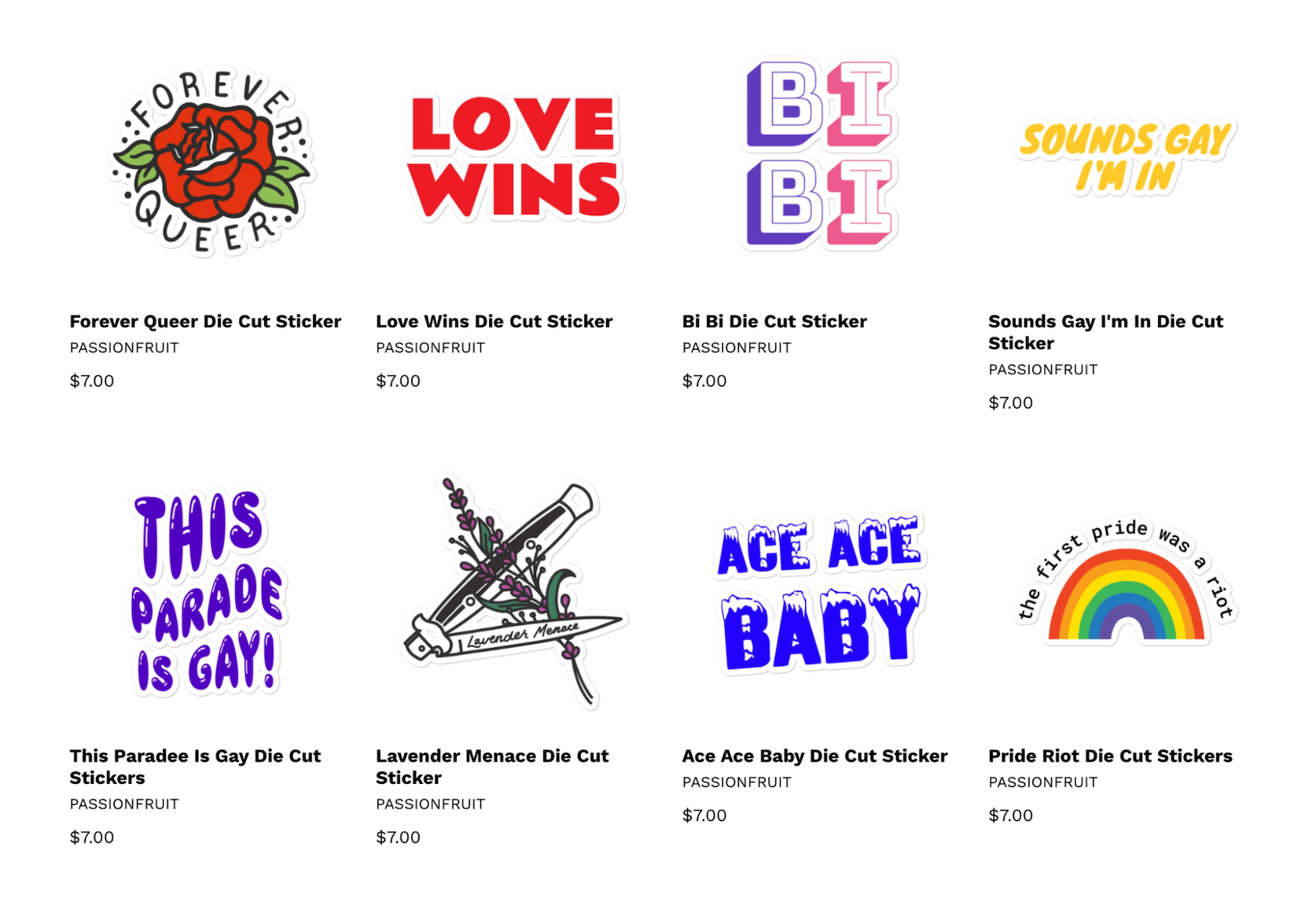 百香果:按需打印贴纸