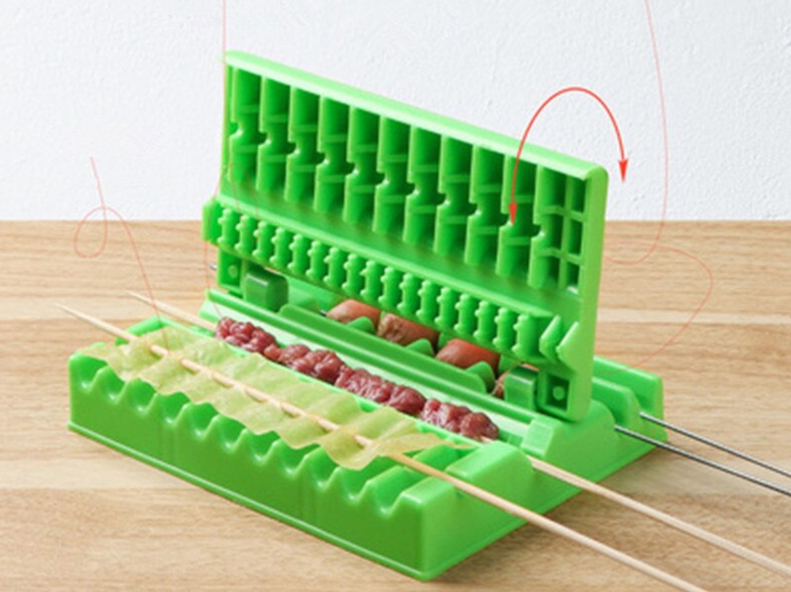 在线销售烤肉串