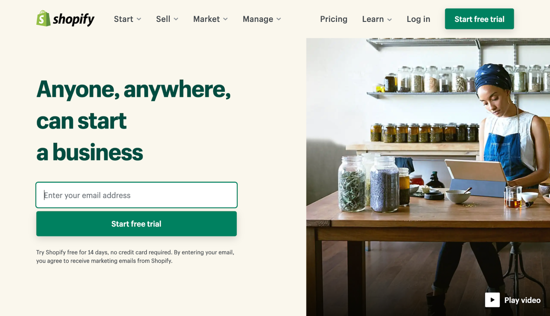 比Wix更好:Shopify