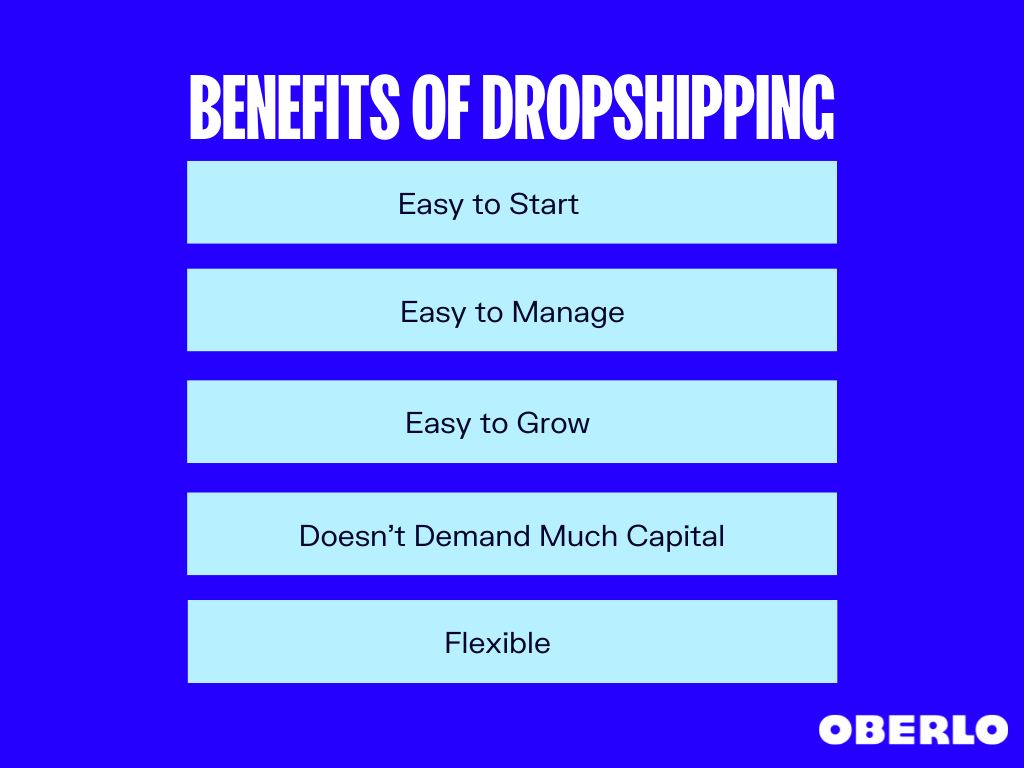 Dropshipping的好处