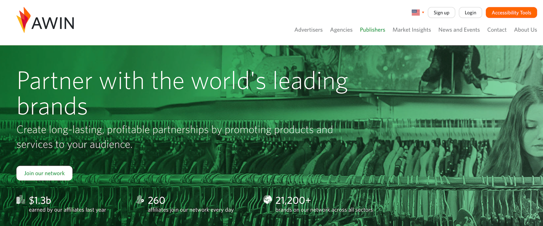 联盟营销没有网站:Awin