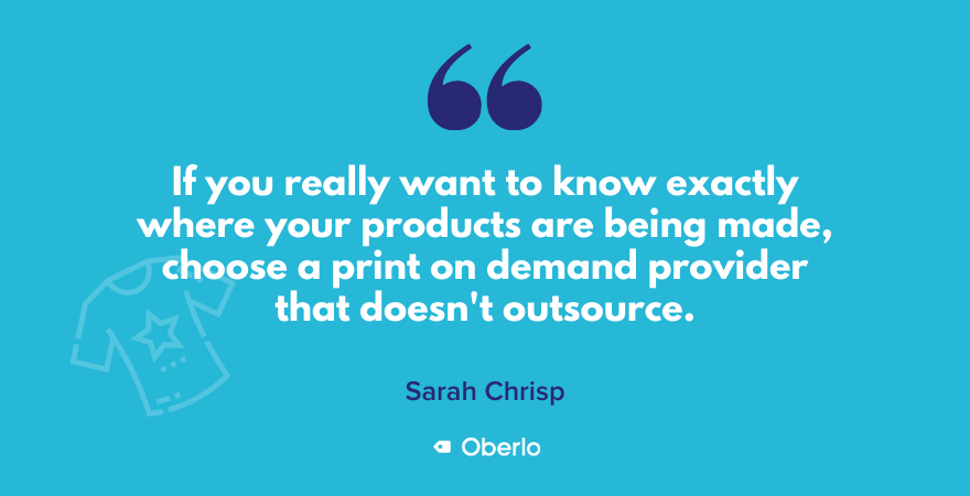 Consider selecting a provider that doesn't outsource