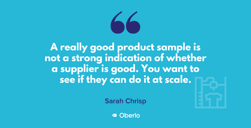 Sarah on good sample products