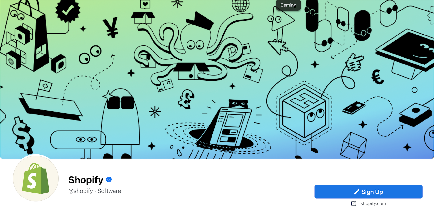 Shopify Facebook封面照片