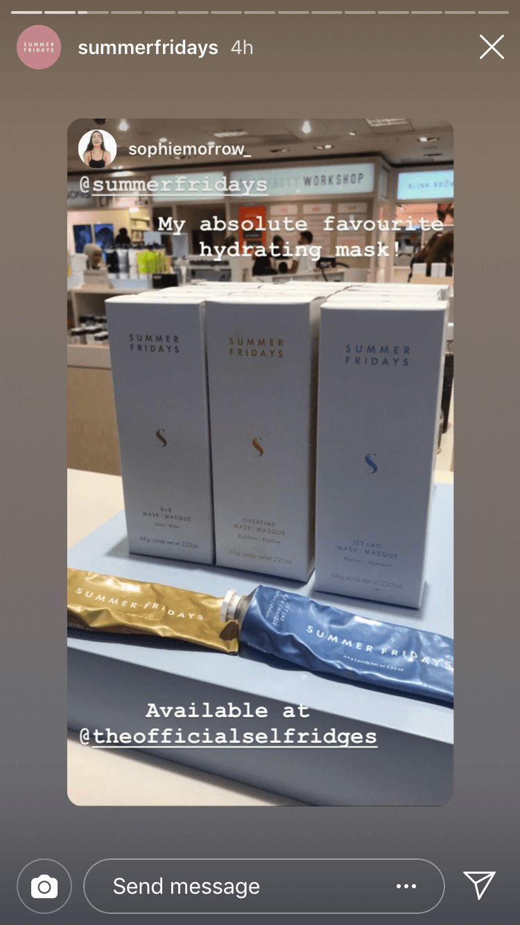 Instagram故事截图