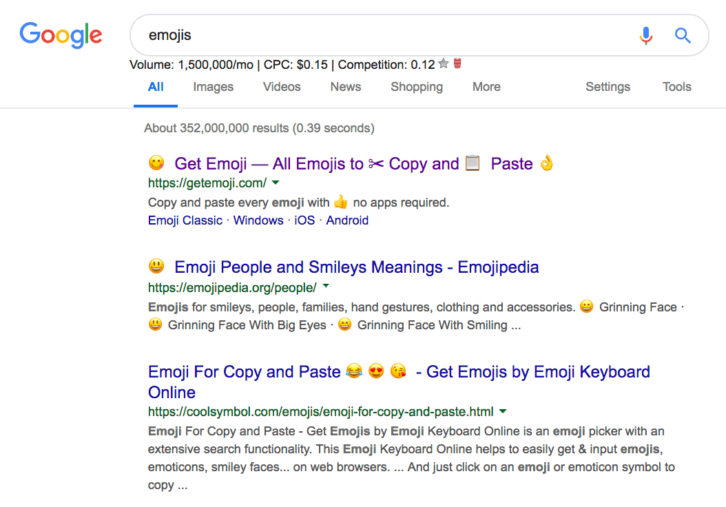 emojis