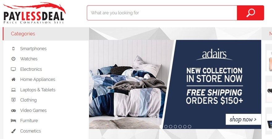Price comparison - PayLess Deal