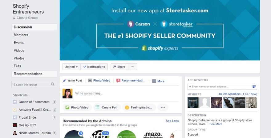 电子商务小贴士——加入Facebook群组