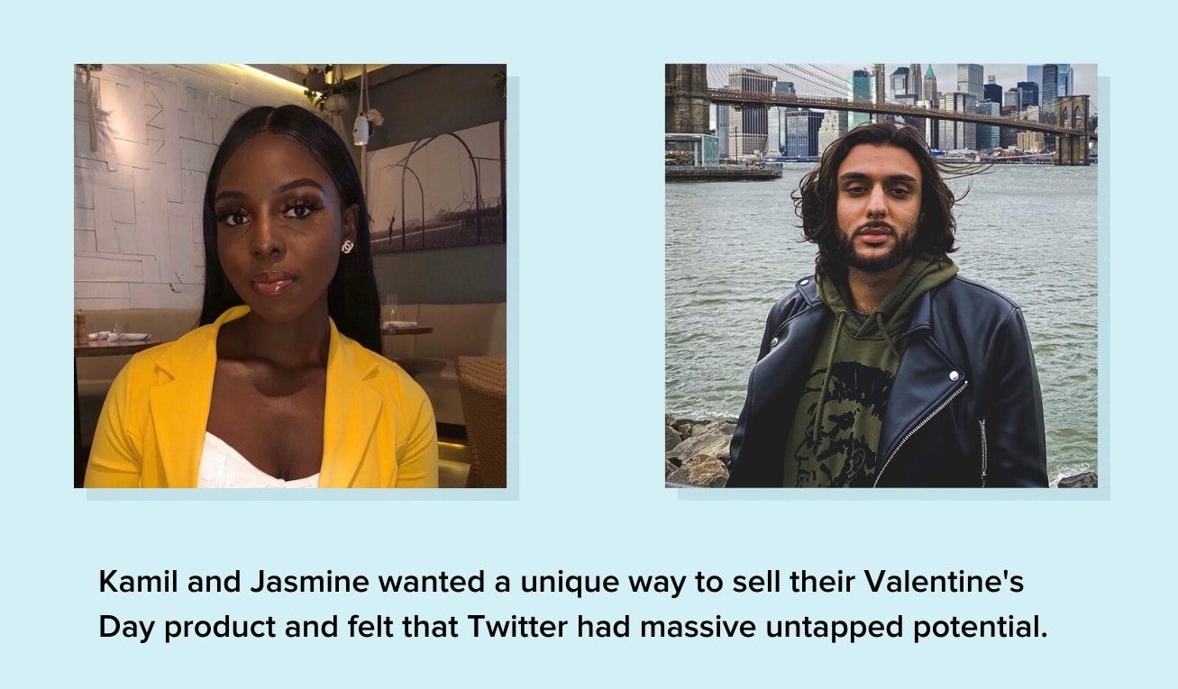 Kamil Sattar和商业合伙人Jasmine Togba