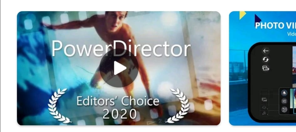 PowerDirector - Instagram的视频编辑应用程序