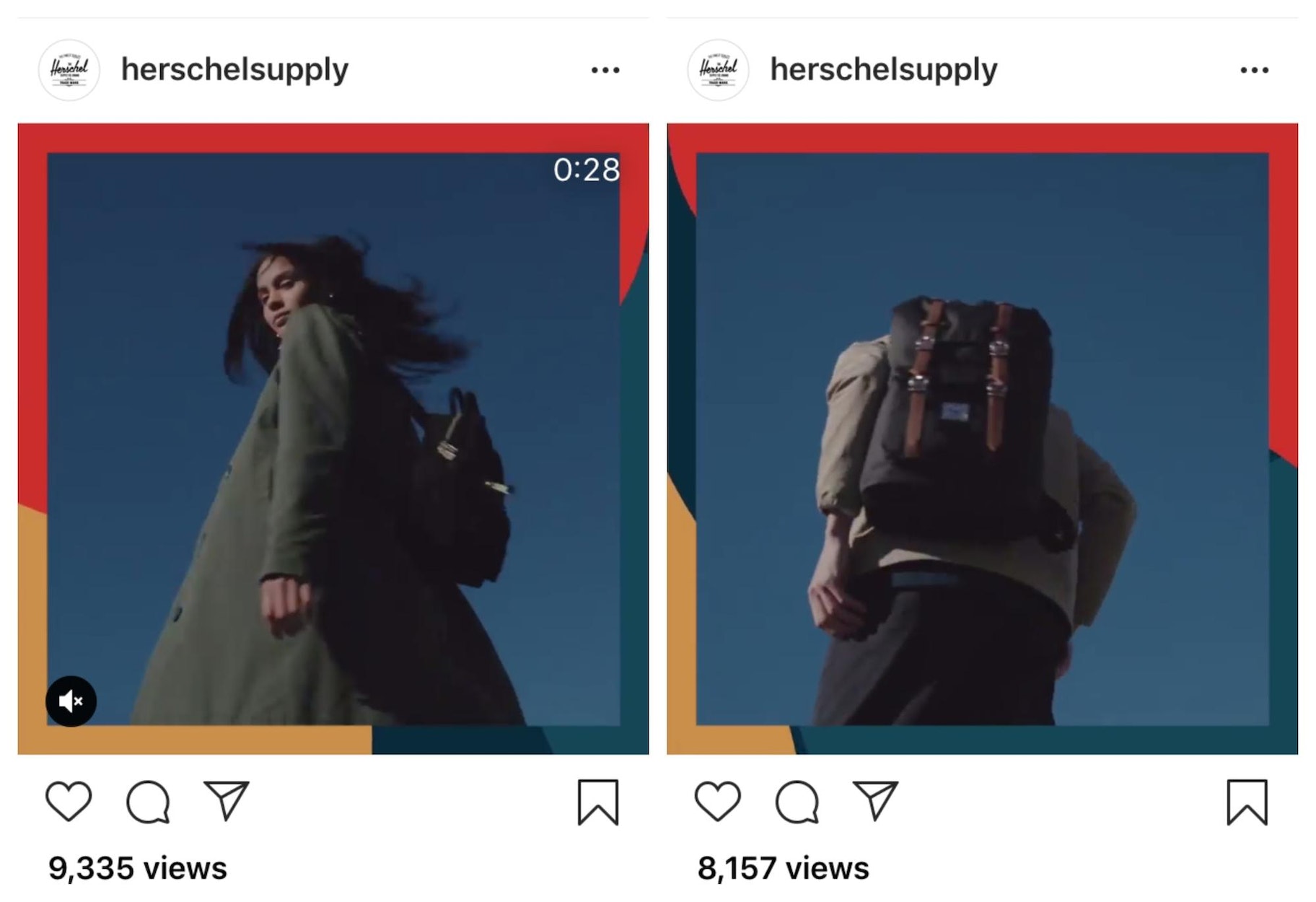 Herschel提供Instagram模板