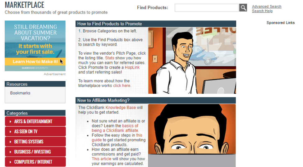 从属营销clickbank