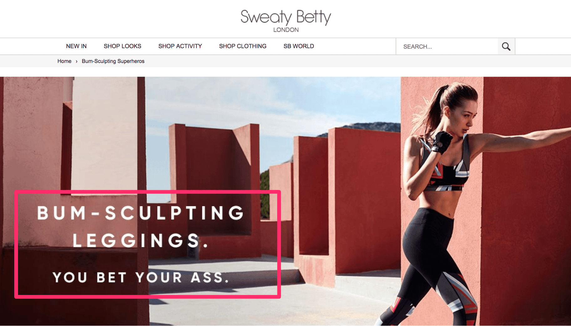 Sweaty Betty Personal Copy