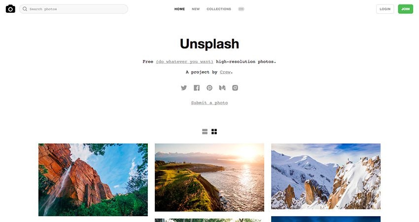 Unsplash -免费(做任何你想要的)高分辨率的照片。