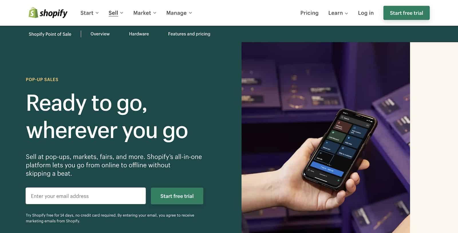 Shopify销售点