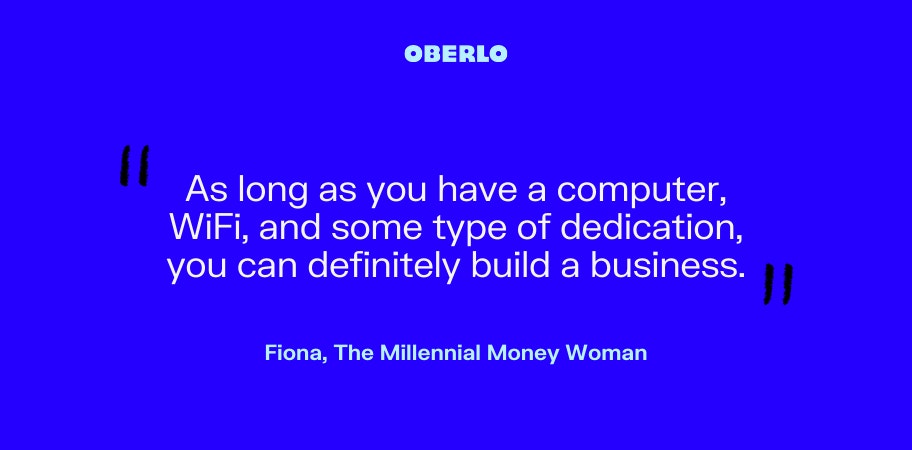《千禧一代理财女》菲奥娜谈到了创业