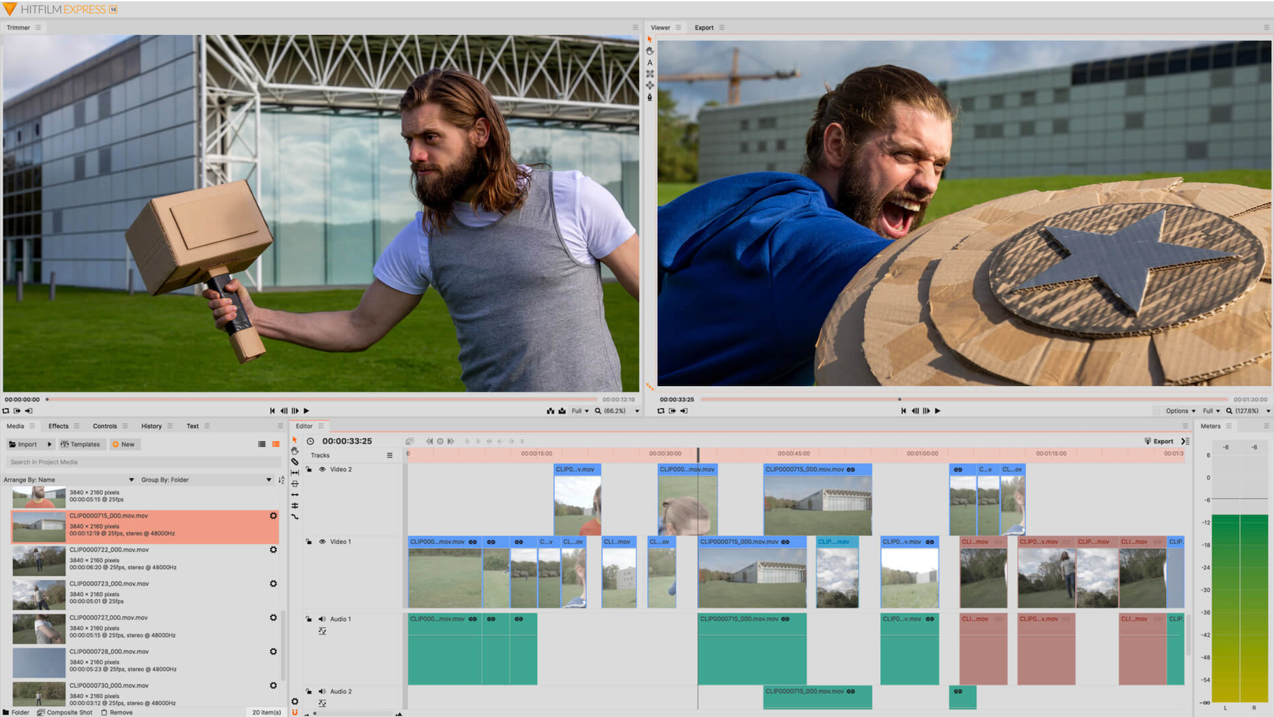 用于Mac和Windows的Hitfilm视频编辑器