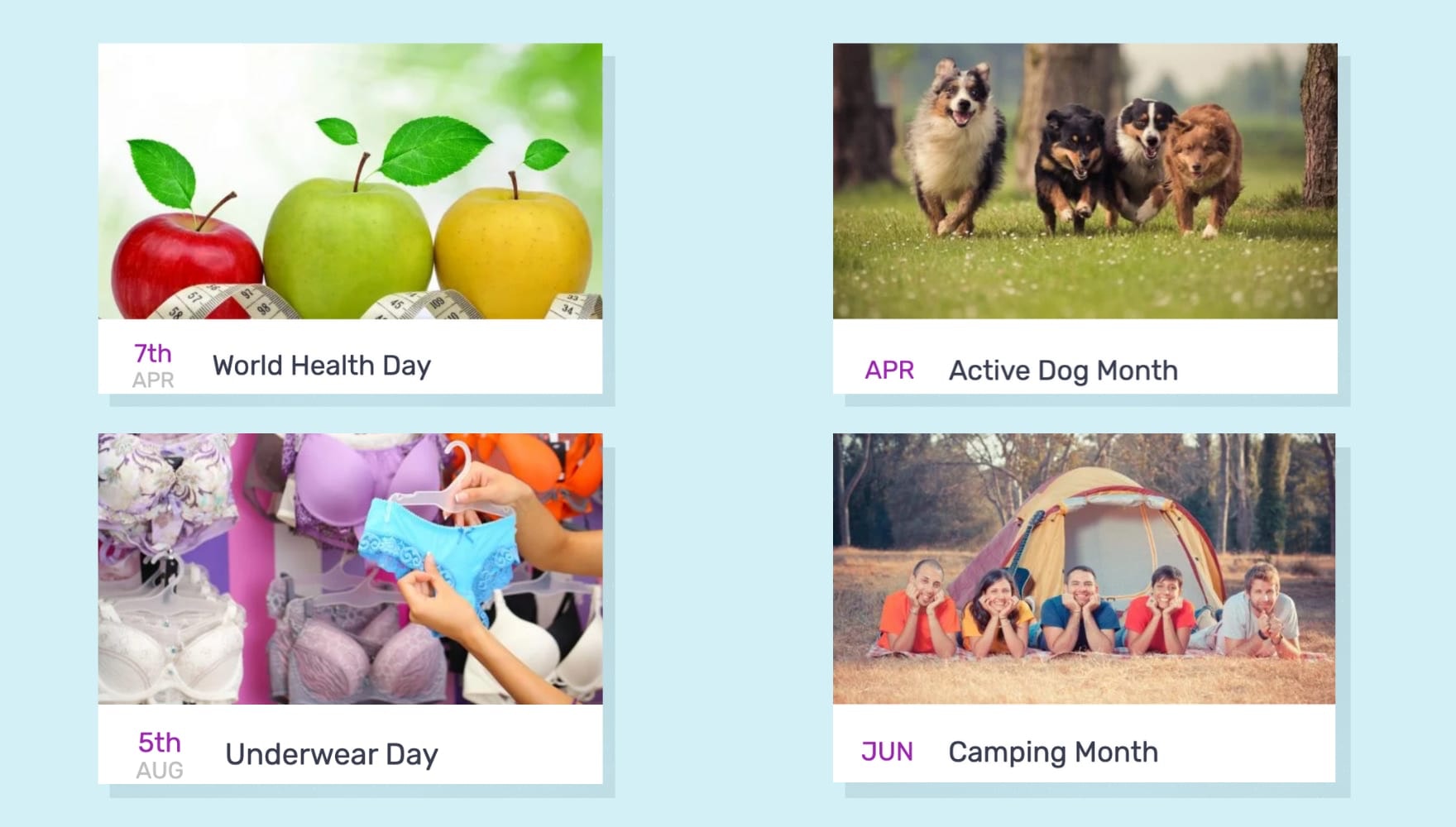 不同奇怪日子的截图