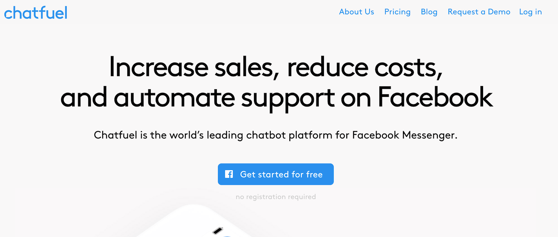 how to sign up with chatfuel