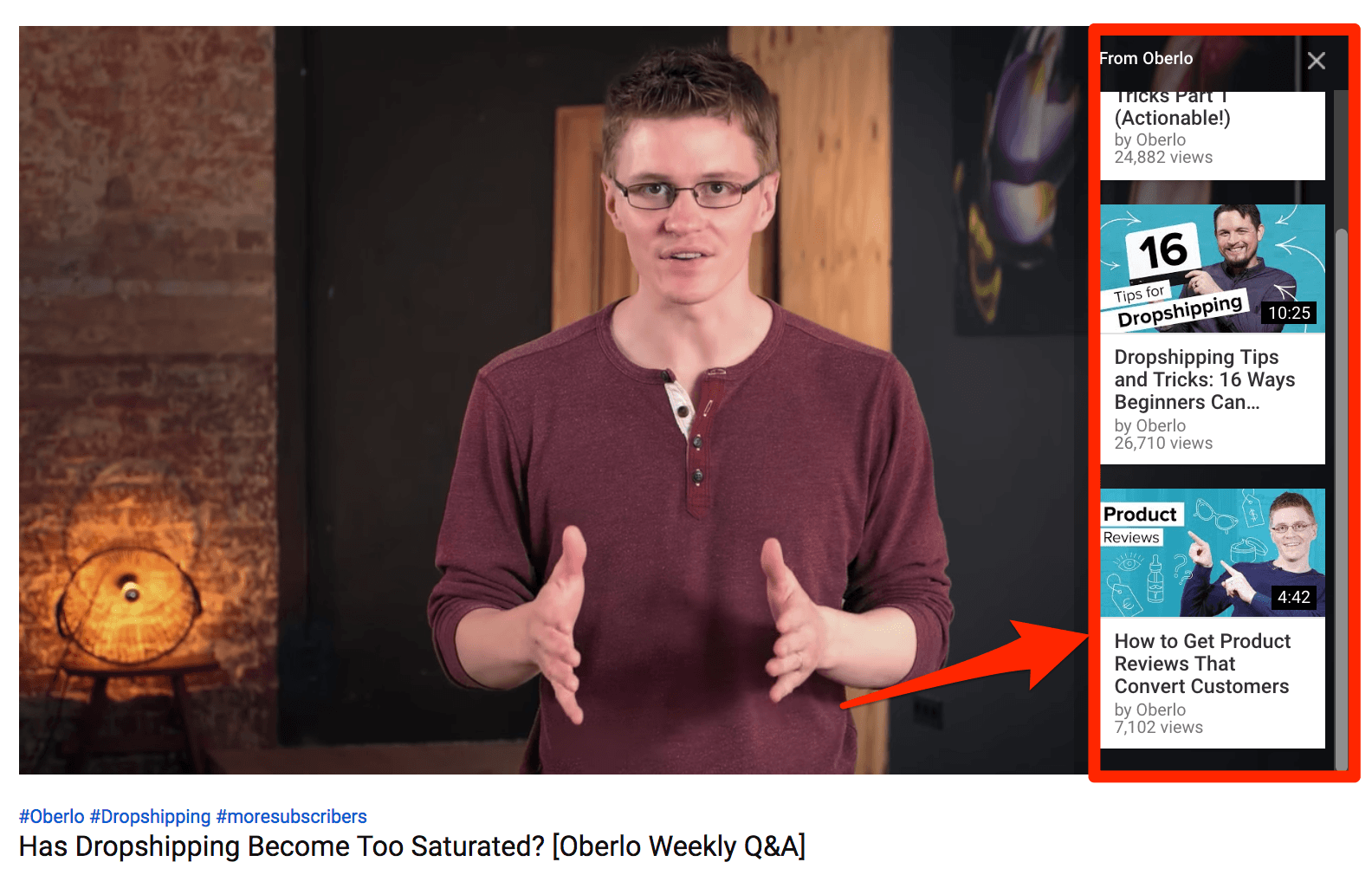 youtube的卡片