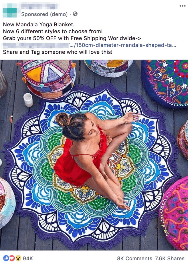 Facebook广告照片