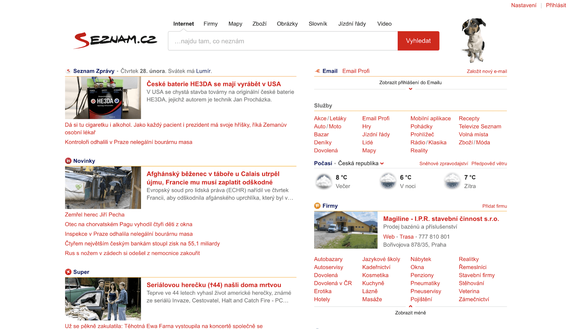 Seznam搜索引擎结果